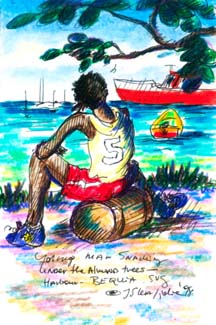 Colored Pencil Sketch Bequia